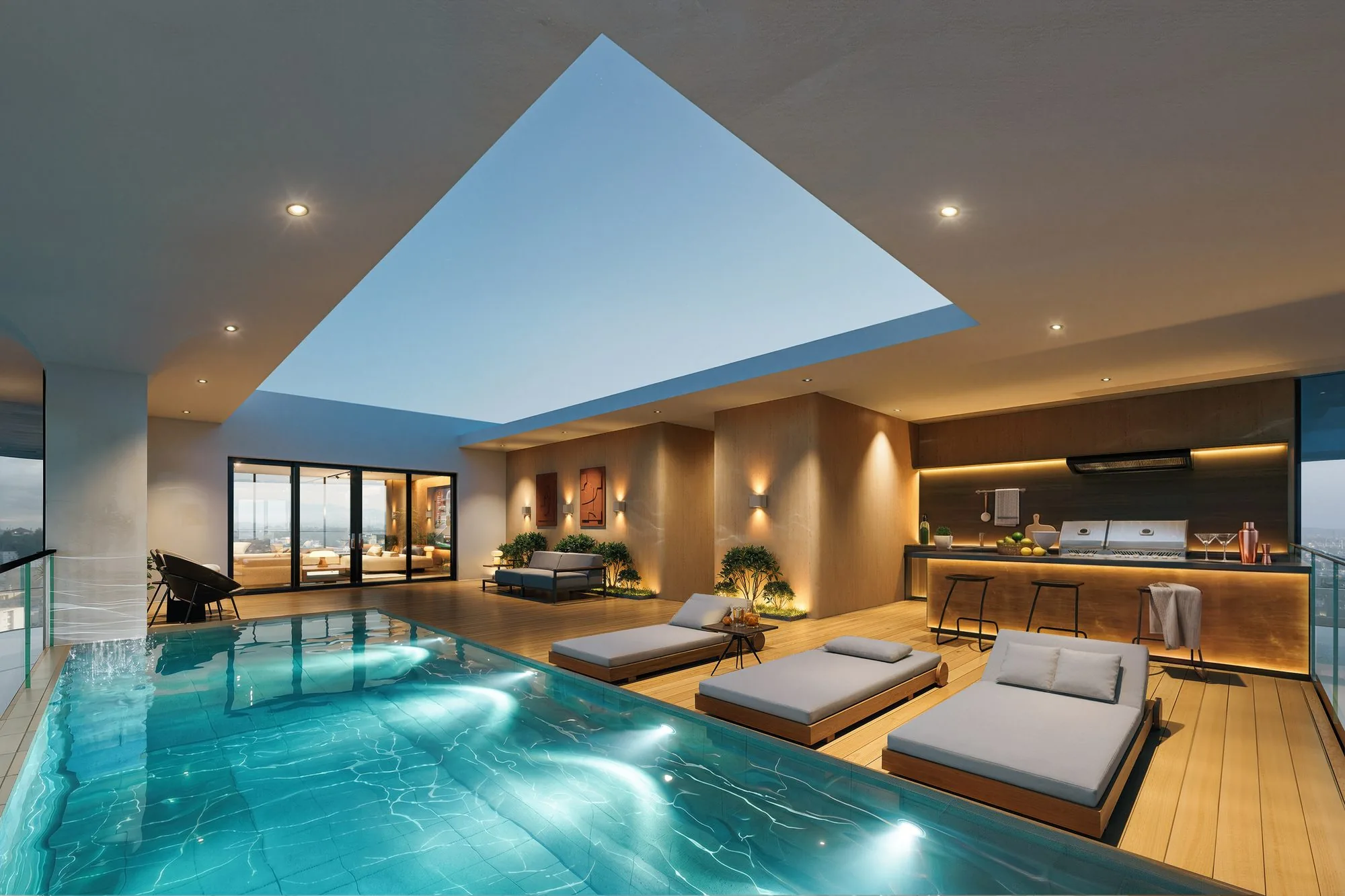 Rooftop con piscina